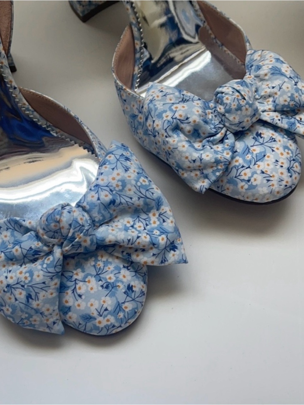 J.Crew Liberty Collection Daisy Patterned Heels - Picture 2 of 6